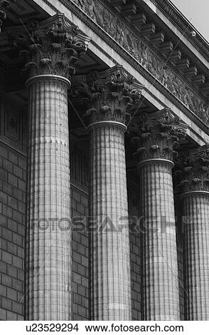Picture - La Madeleine Cathedral, Paris, France. Fotosearch