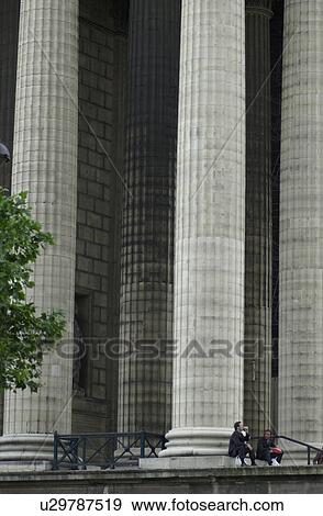 Stock Photo - La Madeleine Cathedral, Paris, France. Fotosearch