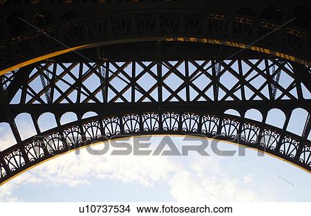 Picture - View of Eiffel, Tower - Paris, France. Fotosearch