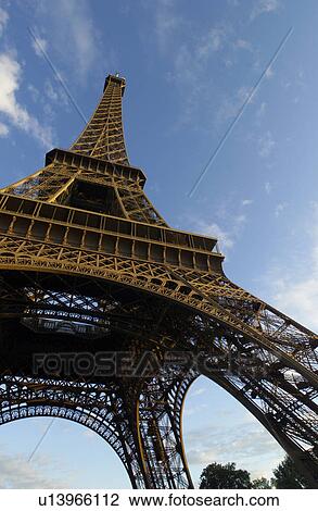 Stock Image - View of Eiffel, Tower - Paris, France. Fotosearch