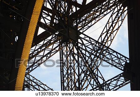 Stock Image - View of Eiffel, Tower - Paris, France. Fotosearch