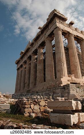Low angle view of an ancient historical building in Athens, Greece View Large Photo Image Stock Photography - Low angle view of an ancient historical building in Athens, Greece. Fotosearch