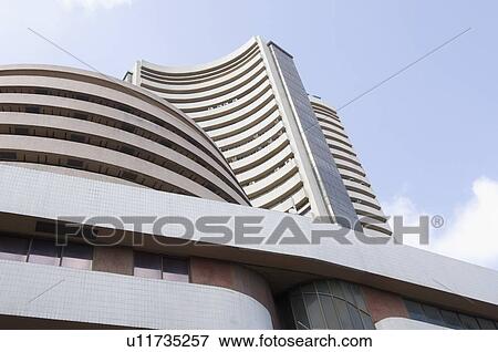Low angle view of a stock exchange building, Bombay Stock Exchange, Dalal Street, Mumbai, Maharashtra, India View Large Photo Image Stock Photo - Low angle view of a stock exchange building, Bombay Stock Exchange, Dalal Street, Mumbai, Maharashtra, India. Fotosearch