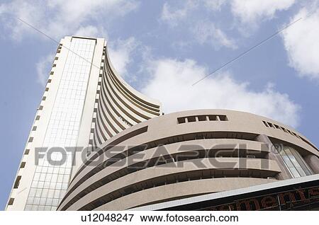 Low angle view of a stock exchange building, Bombay Stock Exchange, Dalal Street, Mumbai, Maharashtra, India View Large Photo Image Stock Photo - Low angle view of a stock exchange building, Bombay Stock Exchange, Dalal Street, Mumbai, Maharashtra, India. Fotosearch