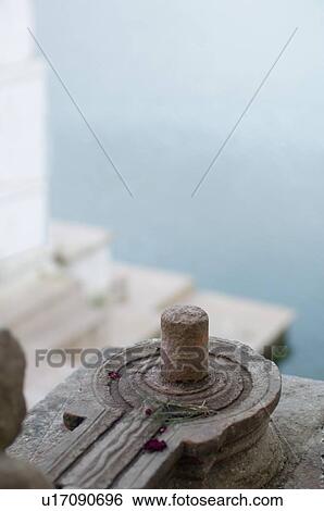 High angle view of a Shiva linga in a temple, Pushkar, Rajasthan, India View Large Photo Image Stock Photograph - High angle view of a Shiva linga in a temple, Pushkar, Rajasthan, India. Fotosearch