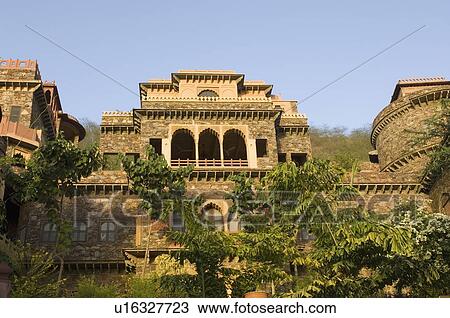 Low angle view of a fort, Neemrana Fort, Neemrana, Rajasthan, India View Large Photo Image Stock Image - Low angle view of a fort, Neemrana Fort, Neemrana, Rajasthan, India. Fotosearch