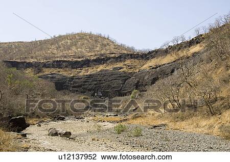 Plants in front of caves, Ajanta, Maharashtra, India View Large Photo Image Stock Image - Plants in front of caves, Ajanta, Maharashtra, India. Fotosearch