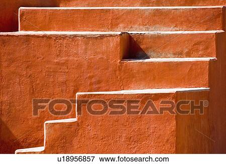 Steps on a building, Jantar Mantar, New Delhi, India View Large Photo Image Stock Photo - Steps on a building, Jantar Mantar, New Delhi, India. Fotosearch
