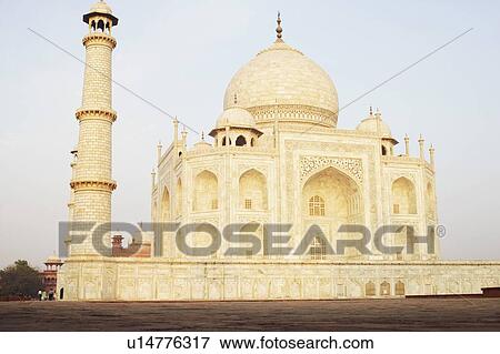 Stock Photo - Facade of a mausoleum, Taj Mahal, Agra, Uttar Pradesh, India. Fotosearch