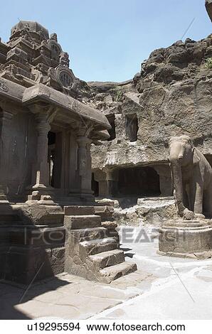Old ruins of a rocky structure, Kailash Temple, Ellora, Aurangabad, Maharashtra, India View Large Photo Image Picture - Old ruins of a rocky structure, Kailash Temple, Ellora, Aurangabad, Maharashtra, India. Fotosearch