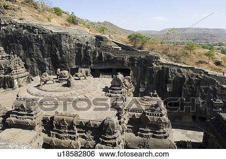 Old ruins of a temple, Kailash Temple, Ellora, Aurangabad, Maharashtra, India View Large Photo Image Stock Photograph - Old ruins of a temple, Kailash Temple, Ellora, Aurangabad, Maharashtra, India. Fotosearch