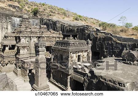 Old ruins of a temple, Kailash Temple, Ellora, Aurangabad, Maharashtra, India View Large Photo Image Stock Photography - Old ruins of a temple, Kailash Temple, Ellora, Aurangabad, Maharashtra, India. Fotosearch