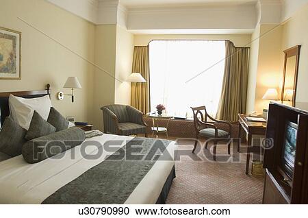 Interiors of a bedroom View Large Photo Image Stock Image - Interiors of a bedroom. Fotosearch