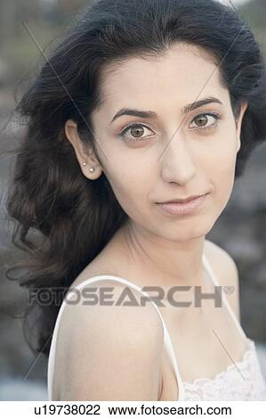 Portrait of a young woman View Large Photo Image Stock Image - Portrait of a young woman. Fotosearch