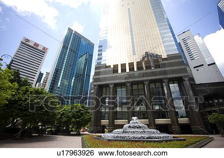 Stock Photograph - Central District, The Landmark, Hong Kong, . Fotosearch