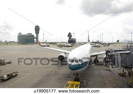 Chek Lap Kok Airport of Hong Kong View Large Photo Image Stock Photo - Chek Lap Kok Airport of Hong Kong. Fotosearch