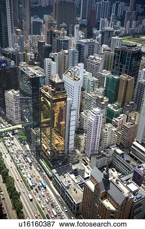 Stock Photo - Daytime cityscape of Hong Kong. Fotosearch