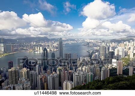 Hong Kong, cityscape during the day View Large Photo Image Stock Photo - Hong Kong, cityscape during the day. Fotosearch