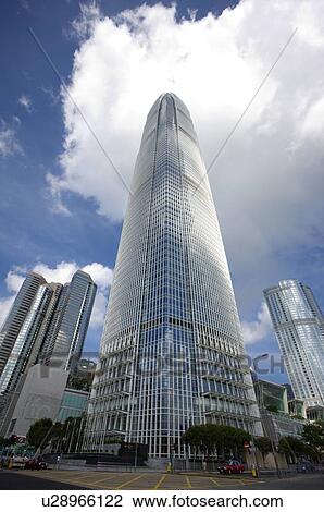 Stock Image - The IFC, International Finance Centre, in Central, Hong Kong. Fotosearch