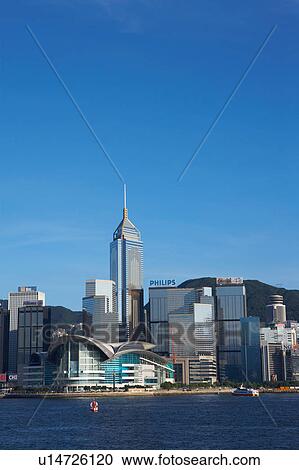 Skyscrapers in a city, Hong Kong, China View Large Photo Image Stock Image - Skyscrapers in a city, Hong Kong, China. Fotosearch