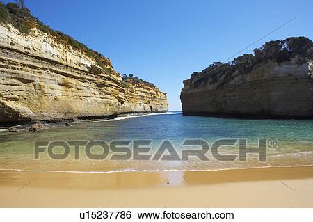 Stock Photograph - Loch Ard Gorge, Great Ocean Road, Australia. Fotosearch