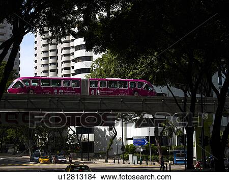 Malaysia, Kuala Lumpur, STAR LRT, Light Rail Transit View Large Photo Image Picture - Malaysia, Kuala Lumpur, STAR LRT, Light Rail Transit. Fotosearch