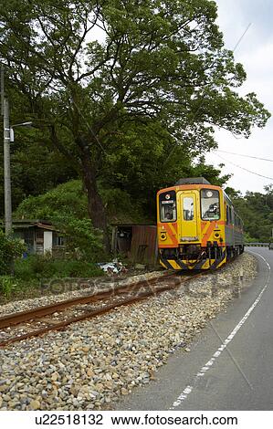 Stock Image - Ping Si Railway, Taiwan. Fotosearch