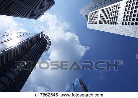Stock Photography - Raffles Place, Singapore. Fotosearch