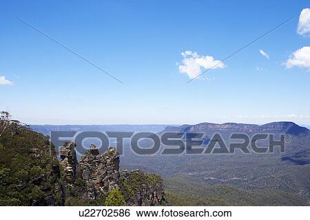 Three Sisters in Blue Mountain, Australia View Large Photo Image Stock Photograph - Three Sisters in Blue Mountain, Australia. Fotosearch