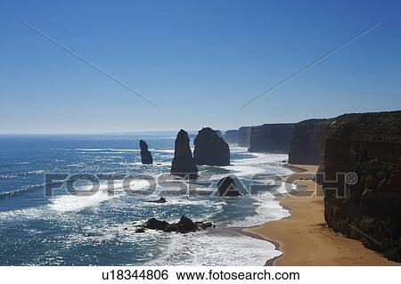 Twelve Apostles, Great Ocean Road, Australia View Large Photo Image Stock Photograph - Twelve Apostles, Great Ocean Road, Australia. Fotosearch