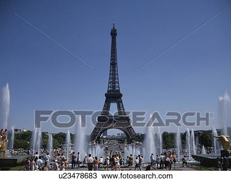 Eiffel Tower View Large Photo Image Stock Image - Eiffel Tower. Fotosearch