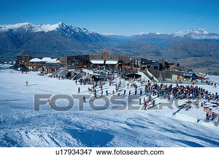 Stock Photo - Ski Resort. Fotosearch