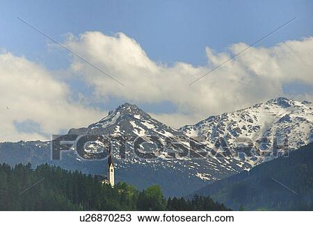 The Mountain In Tyrol View Large Photo Image Stock Image - The Mountain In Tyrol. Fotosearch