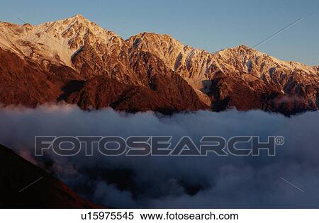 Mountains Above Clouds View Large Photo Image Stock Photography - Mountains Above Clouds. Fotosearch