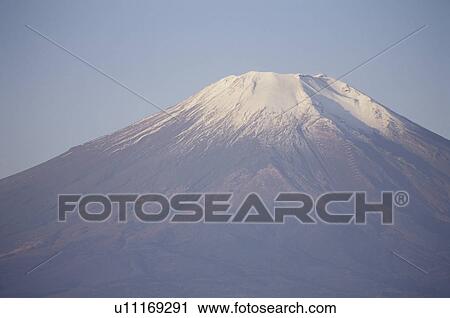 Stock Image - Mt. Fuji And Lake Yamanaka. Fotosearch