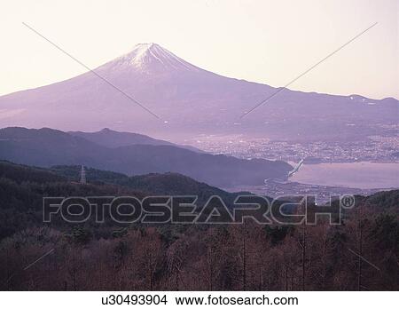 Mt. Fuji In Yamanashi Prefecture View Large Photo Image Picture - Mt. Fuji In Yamanashi Prefecture. Fotosearch