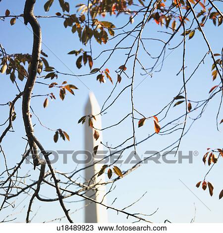 Stock Image - Washington Monument in Washington, D. C., USA.. Fotosearch
