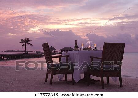 Dinner With The Setting Sun View Large Photo Image Stock Photograph - Dinner With The Setting Sun. Fotosearch