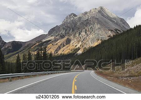 Stock Photography - Highway 40 Kananaskis Country, Alberta, Canada. Fotosearch