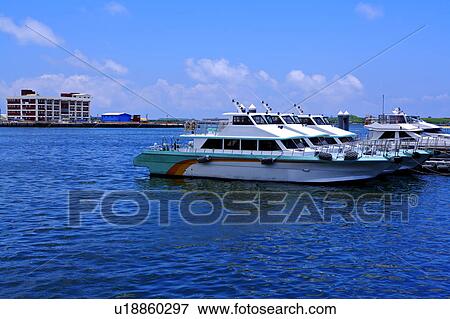 Nautical vessel on the ocean in Penghu, Taiwan View Large Photo Image Stock Photo - Nautical vessel on the ocean in Penghu, Taiwan. Fotosearch