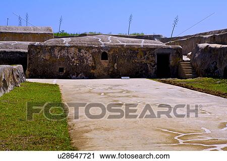 Stock Image - The old ruin in Penghu, Taiwan. Fotosearch