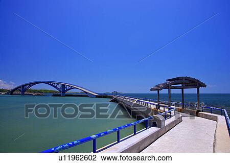 The passage and the arch bridge in Penghu, Taiwan View Large Photo Image Stock Image - The passage and the arch bridge in Penghu, Taiwan. Fotosearch