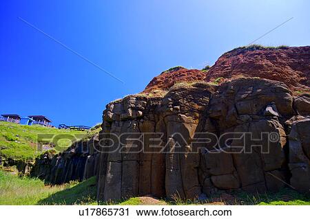 Stock Image - The scenery and the hill in Penghu, Taiwan. Fotosearch