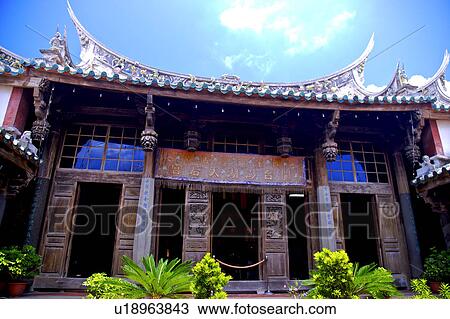 Stock Image - The temple in Penghu, Taiwan. Fotosearch
