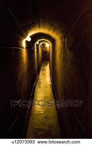 Stock Image - Chiunglin Tunnel in Jinhu Town, Kinmen County, Taiwan. Fotosearch