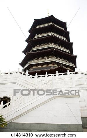 Stock Image - Leifeng Pagoda in Hangzhou, Zhejiang Province. Fotosearch