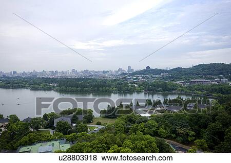 Stock Photo - Scenery of West Lake in Hangzhou, Zhejiang Province. Fotosearch