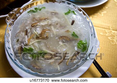 Shredded Perch Soup with Ham and Ginger in Hangzhou, Zhejiang Province View Large Photo Image Stock Image - Shredded Perch Soup with Ham and Ginger in Hangzhou, Zhejiang Province. Fotosearch