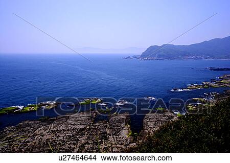 Coastline scenery of Bitou Cape in Taipei, Taiwan View Large Photo Image Picture - Coastline scenery of Bitou Cape in Taipei, Taiwan. Fotosearch