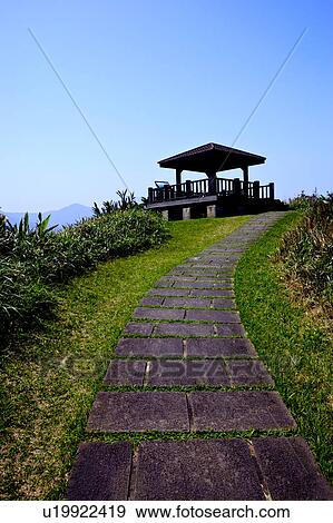 Stone road in Bitou Cape in Taipei, Taiwan View Large Photo Image Stock Photo - Stone road in Bitou Cape in Taipei, Taiwan. Fotosearch